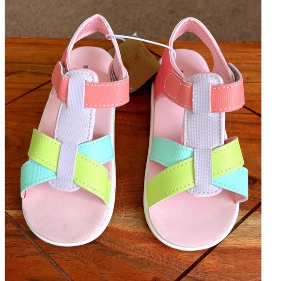 See Kai Run Other - See Kai Run Basics Pastel Multi Water Friendly Sandals Size 11 NWT